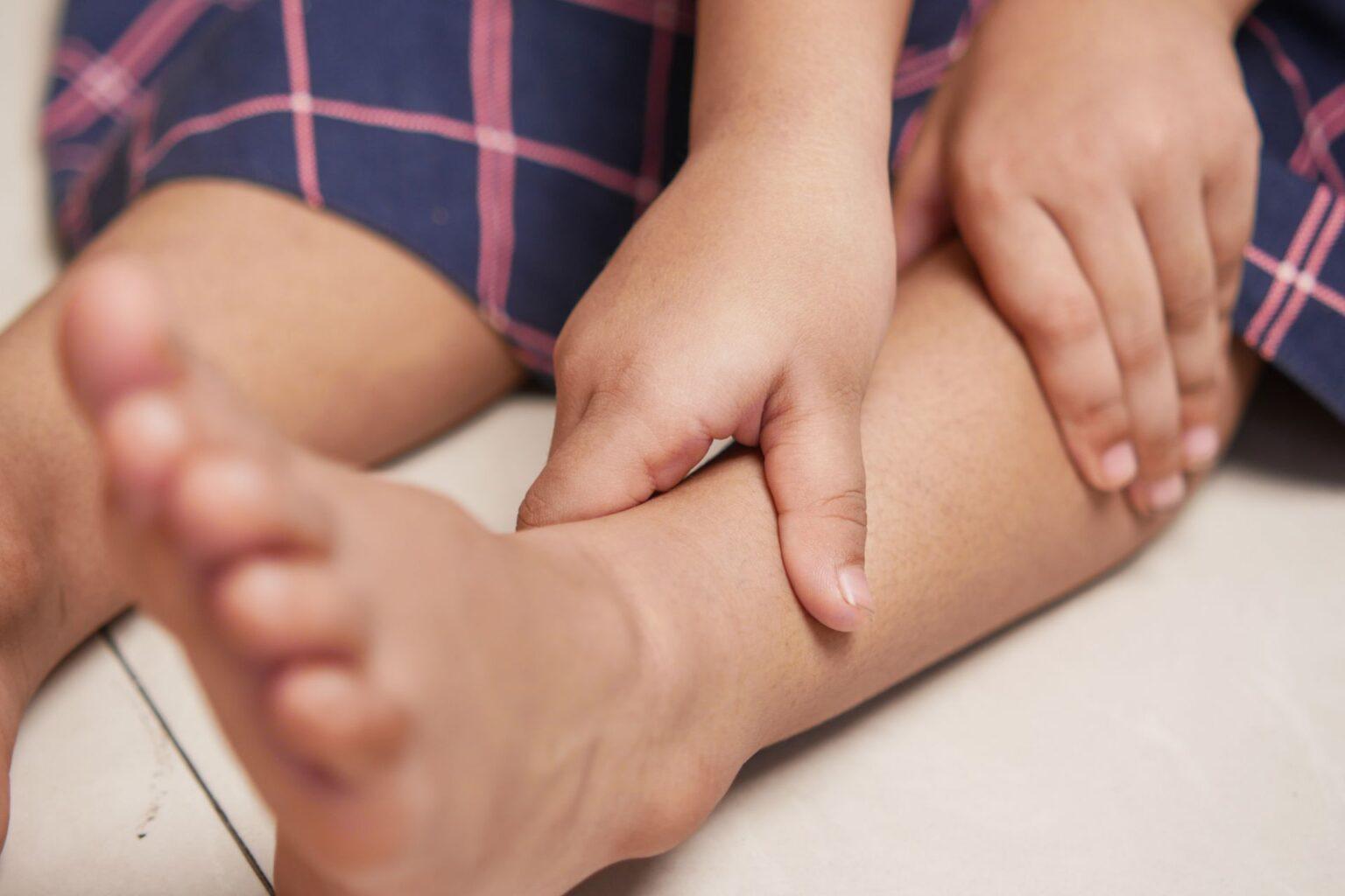 Imagen relacionada con los dolores de crecimiento en niños.